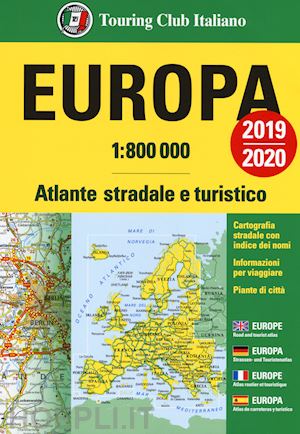 aa.vv. - europa. atlante stradale e turistico 1:800.000