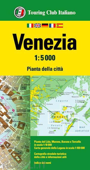 aa.vv. - venezia pianta della citta' tci 2021