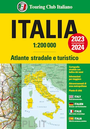aa.vv. - italia. atlante stradale e turistico. 1:200.000. ediz. multilingue