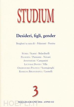  - studium (2016). vol. 3: gender, figli, desideri.