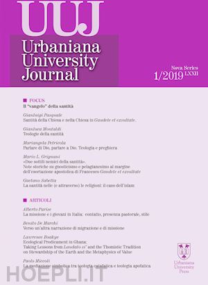  - urbaniana university journal. euntes docete (2019). vol. 1: il vangelo della santità