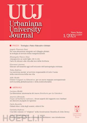  - urbaniana university journal. euntes docete (2021). vol. 1: focus. teologia e patto educativo globale