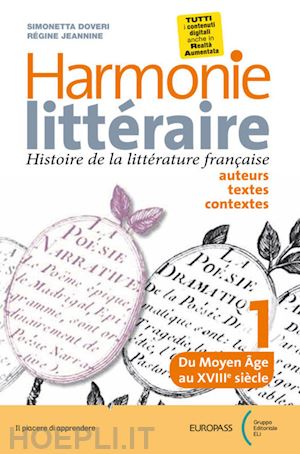 doveri simonetta; regine jeannine - harmonie litteraire. histoire de la litterature francaise: auteurs, textes et co