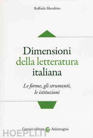 morabito raffaele - dimensioni della letteratura italiana