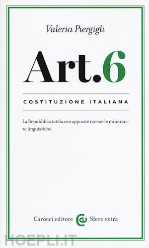 piergigli valeria - art. 6 - costituzione italiana
