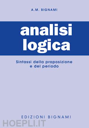 bignami annamaria - analisi logica