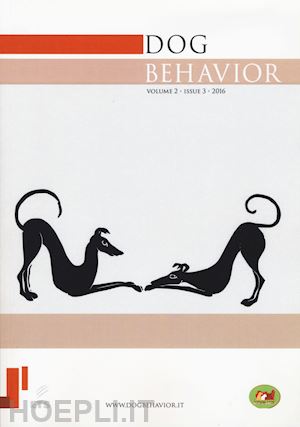 aa.vv. - dog behavior (2016). vol. 3