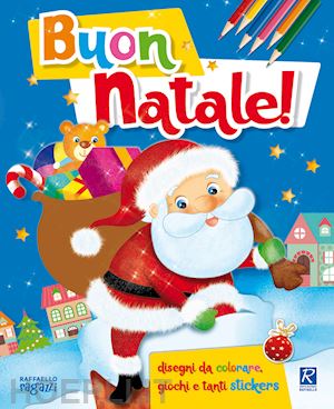 costa francesca - buon natale! coloro con gli stickers. con adesivi. ediz. illustrata