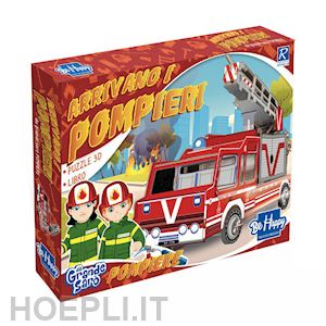 santini gabriella - arrivano i pompieri. con puzzle 3d