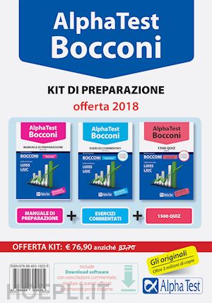 pavoni vincenzo - alpha test - bocconi - kit di preparazione - 2018