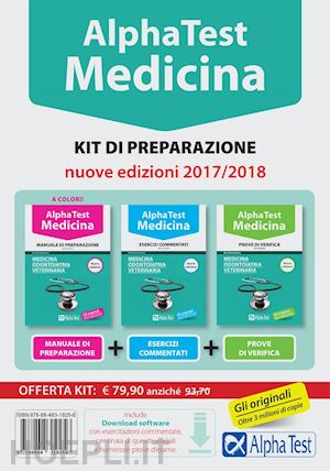 aa.vv. - alpha test - medicina - kit di preparazione