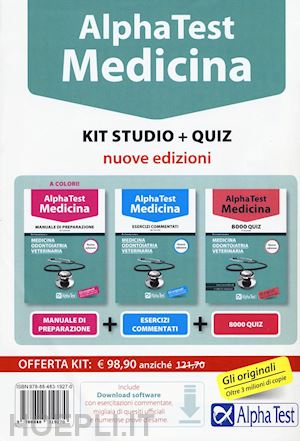 bianchini massimiliano - alpha test - medicina kit - studio + quiz