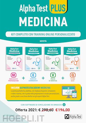 - alpha test - medicina - kit completo con training online personalizzato