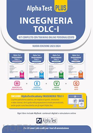 aa.vv. - alpha test - ingegneria tolc-i - kit completo con training online personalizzato