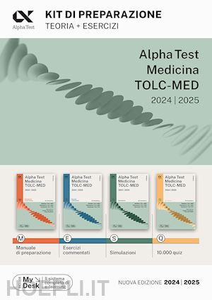 Alpha Test - Medicina - Tolc-Med - Kit Di Preparazione - 2024/2025