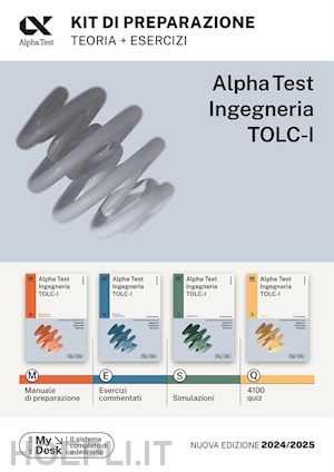 aa.vv. - alpha test - ingegneria - tolc-i - kit di preparazione