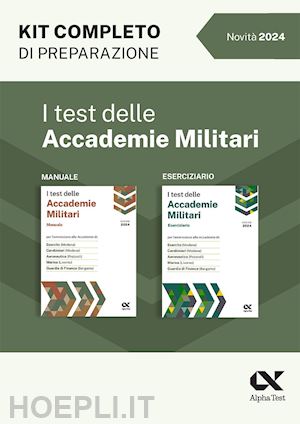 drago massimo; bianchini massimiliano - i test delle accademie militari  - kit completo di preparazione