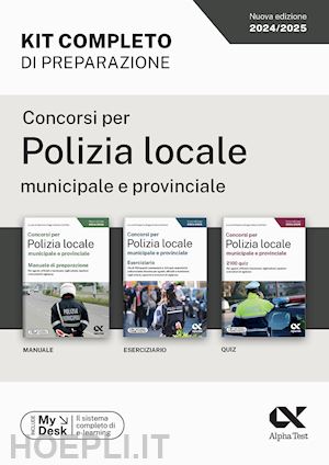 drago massmo (curatore) - concorsi per polizia locale municipale e provinciale - kit completo di preparazi