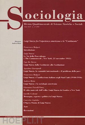 bixio a.(curatore) - sociologia. rivista quadrimestrale di scienze storiche e sociali (2010). vol. 2