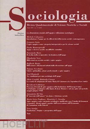 bixio a.(curatore) - sociologia. rivista quadrimestrale di scienze storiche e sociali (2011). vol. 3