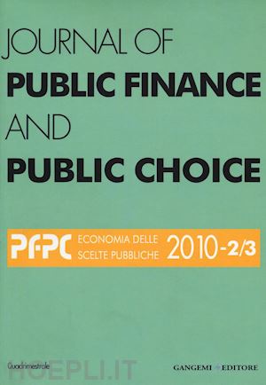  - journal of public finance and public choice (2010) vol. 2-3