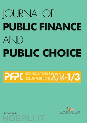  - journal of public finance and public choice (2014) vol. 1-3