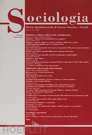  - sociologia. rivista quadrimestrale di scienze storiche e sociali (2016). vol. 1