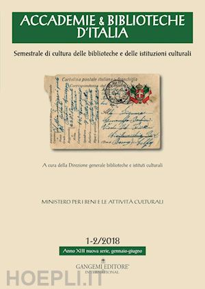passarelli p.(curatore) - accademie & biblioteche d'italia (2018). vol. 1-2