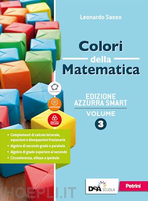 sasso leonardo - colori della matematica. ediz. azzurra smart. con quaderno di inclusione e recup