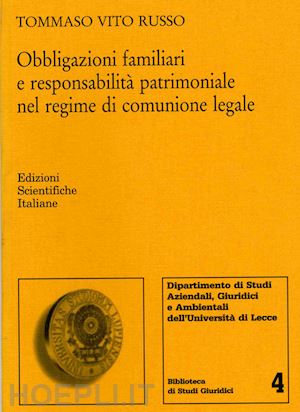 russo tommaso - obbligazioni familiari e responsabilità