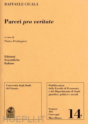 cicala raffaele - pareri pro veritate