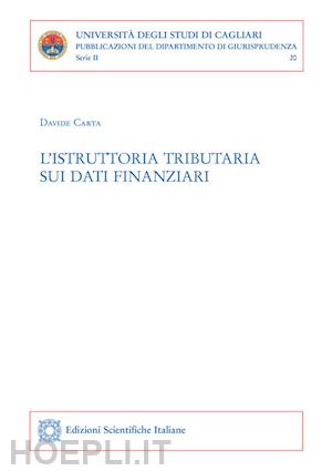 carta davide - l'istruttoria tributaria sui dati finanziari