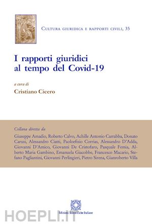 cicero c. (curatore) - i rapporti giuridici al tempo del covid-19