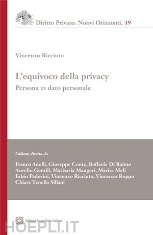 ricciuto vincenzo - l'equivoco della privacy