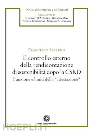 salerno francesco - controllo esterno della rendicontazione di sostenibilita' dopo la csrd