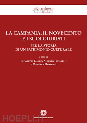 garzo e. (curatore); lucarelli a. (curatore); militerni m. (curatore) - la campania, il novecento e i suoi giuristi