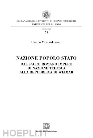 villani-lubelli ubaldo - nazione popolo stato