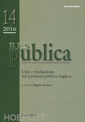  - res pubblica. rivista di studi storico-politici internazionali (2016). vol. 1