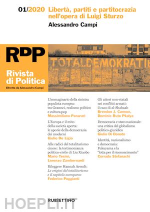 campi a.(curatore) - rivista di politica (2020). vol. 1: libertà, partiti e partitocrazia nell'opera di luigi sturzo