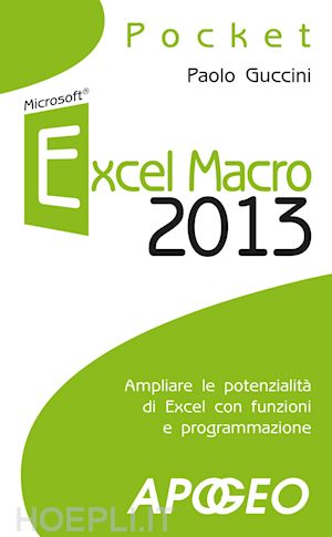 guccini paolo - excel macro 2013