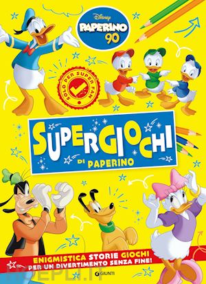 walt disney - supergiochi di paperino. paperino 90. enigmistica storie giochi per un divertime