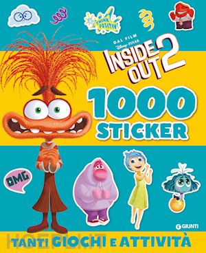 walt disney - inside out 2. 1000 sticker. tanti giochi e attivita'. ediz. a colori