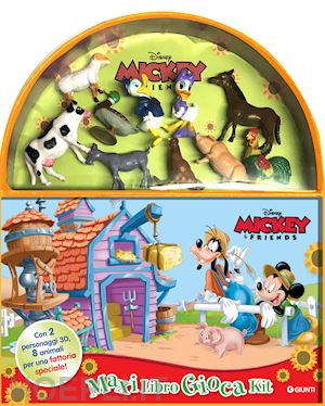 walt disney - in fattoria. mickey & friends. maxi libro gioca kit. ediz. a colori. con 10 figu