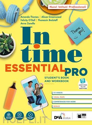zanella anna; brelstaff thomasin; greenwood alison; o'dell felicity; thomas aman - in time essential pro - student's book e workbook + easy book + ebook