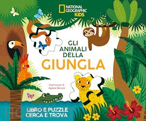 baruzzi agnese - animali della giungla. libro e puzzle cerca e trova. ediz. a colori. con puzzle.
