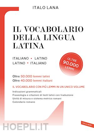 lana italo - il vocabolario della lingua latina