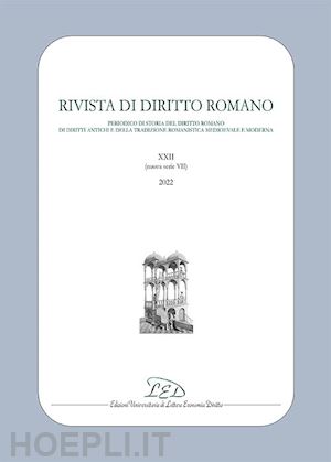 aa.vv. - rivista di diritto romano - nuova serie - n. vii