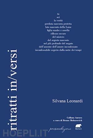 leonardi silvana - ritratti in/versi