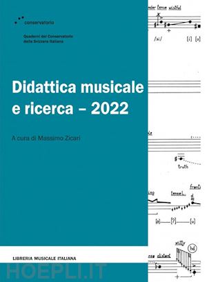 zicari m. (curatore) - didattica musicale e ricerca 2022