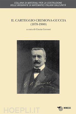 cerroni c.(curatore) - il carteggio cremona-guggia